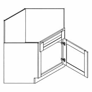 CORNER SINK BASE