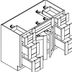 VANITY SINK BASE CABINET COMBO