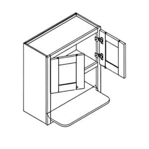 WALL MICROWAVE CABINET